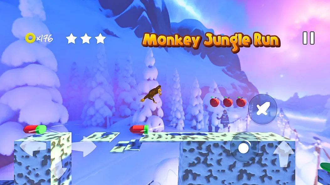 Скачать Monkey jungle run kong gorilla [MOD: безлимитные монеты и жизни] на телефон — скриншот 4