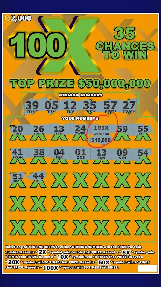 Lottery Scratchers Ticket Off [MOD: бесконечные монеты и выигрышные билеты] — Скачать бесплатно (APK) — скриншот 1