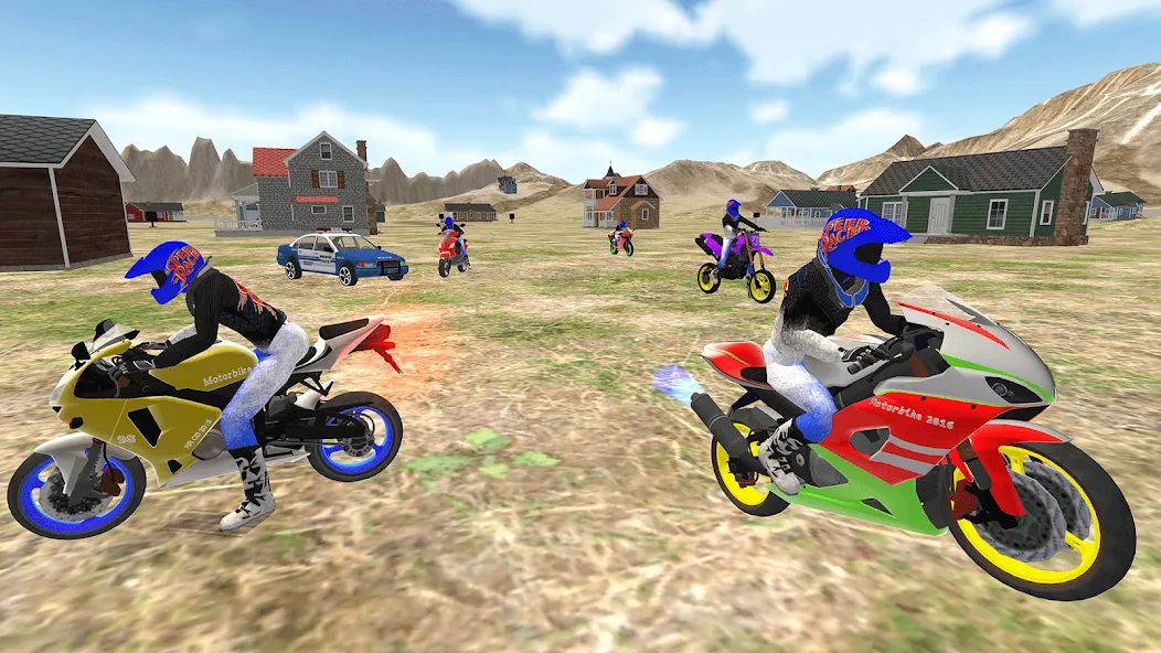 Скачать Real Moto Bike Racing Game [MOD: безлимитные деньги и все мотоциклы] на телефон — скриншот 1