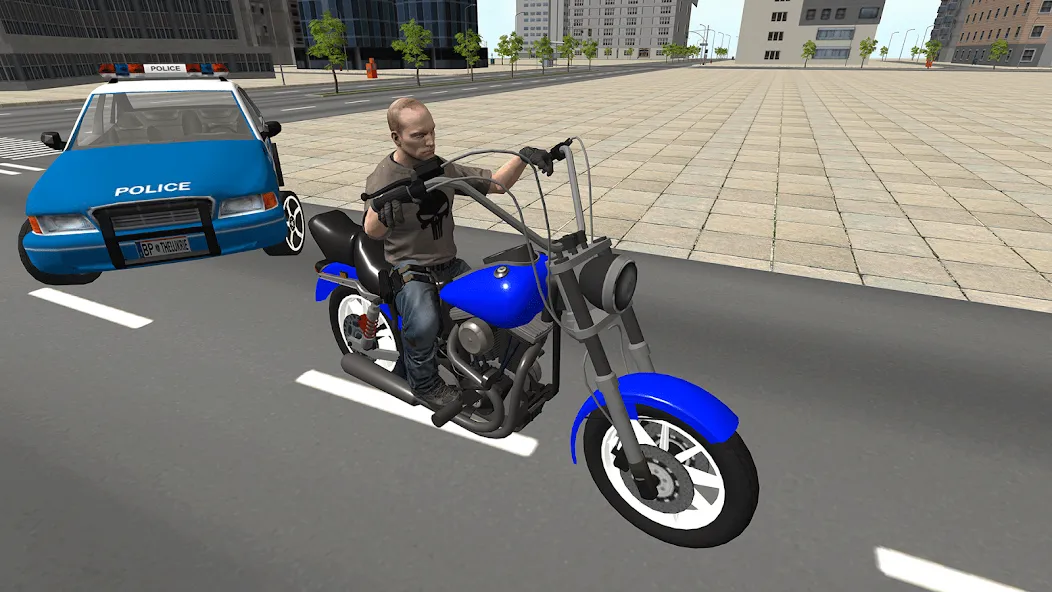 Скачать Bike Driving: Police Chase [MOD: безлимитные деньги и топливо] — скриншот 3