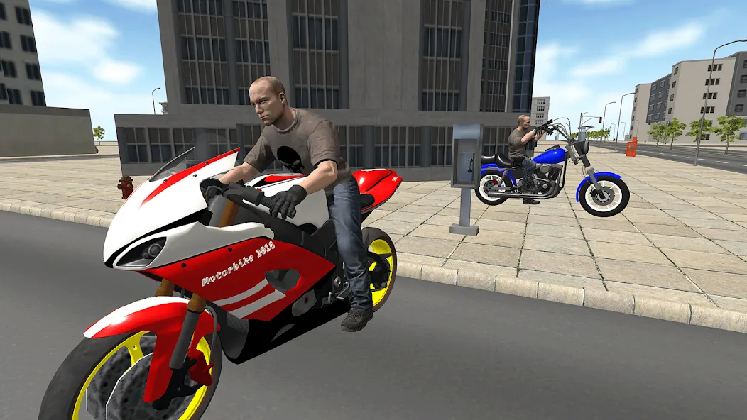 Скачать Bike Driving: Police Chase [MOD: безлимитные деньги и топливо] — скриншот 4
