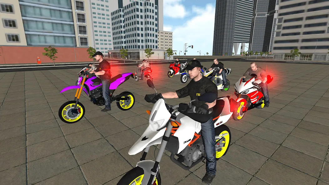 Скачать Bike Driving: Police Chase [MOD: безлимитные деньги и топливо] — скриншот 5