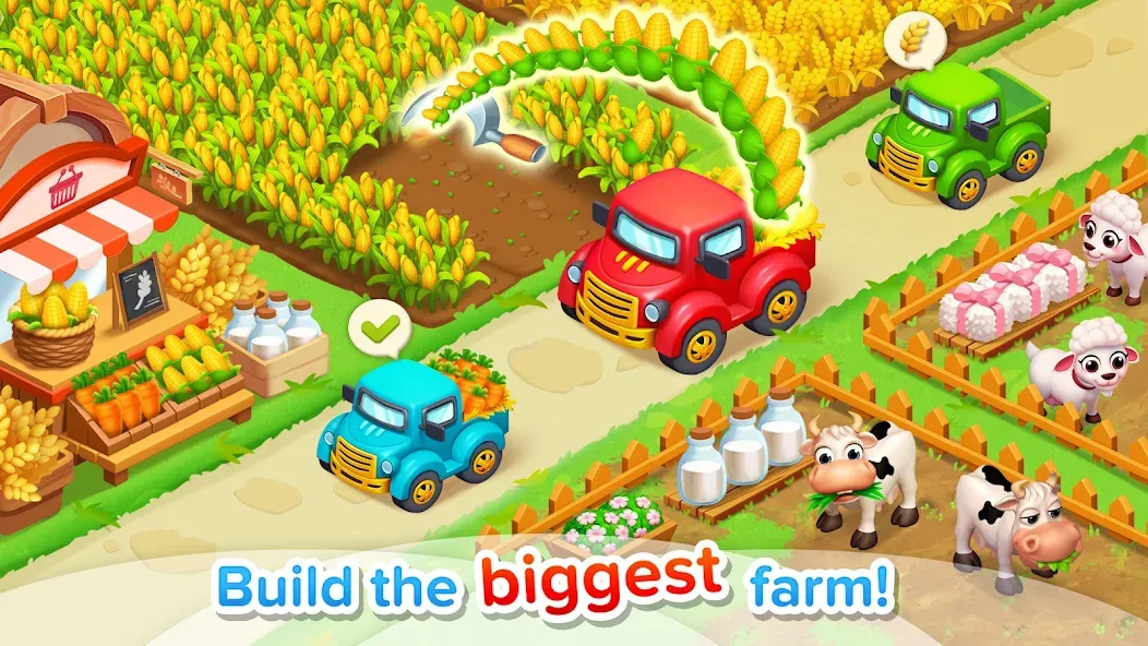 Взломанная Family Farm Seaside [MOD: безлимитные монеты и ресурсы] на Андроид — скриншот 2