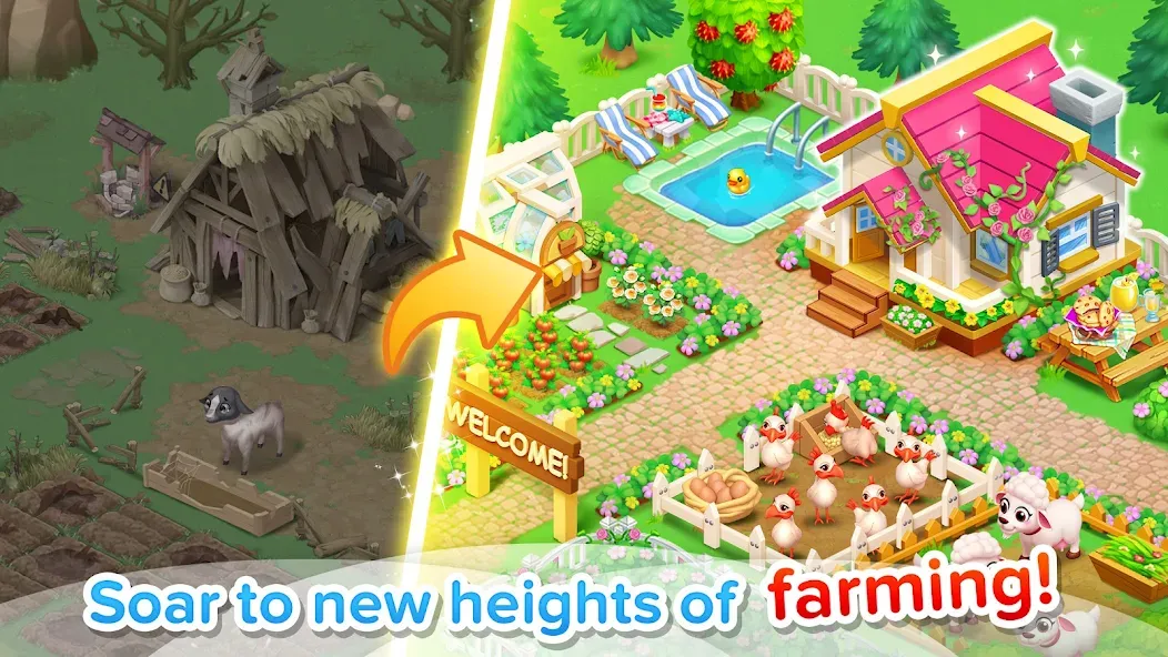 Взломанная Family Farm Seaside [MOD: безлимитные монеты и ресурсы] на Андроид — скриншот 4