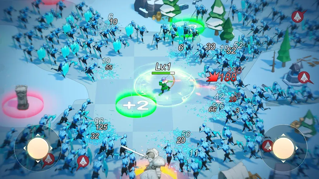 Frost & Flame: King of Avalon [MOD: безлимитные ресурсы и ускорение] — Скачать бесплатно (APK) — скриншот 2