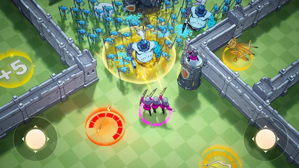 Frost & Flame: King of Avalon [MOD: безлимитные ресурсы и ускорение] — Скачать бесплатно (APK) — скриншот 4