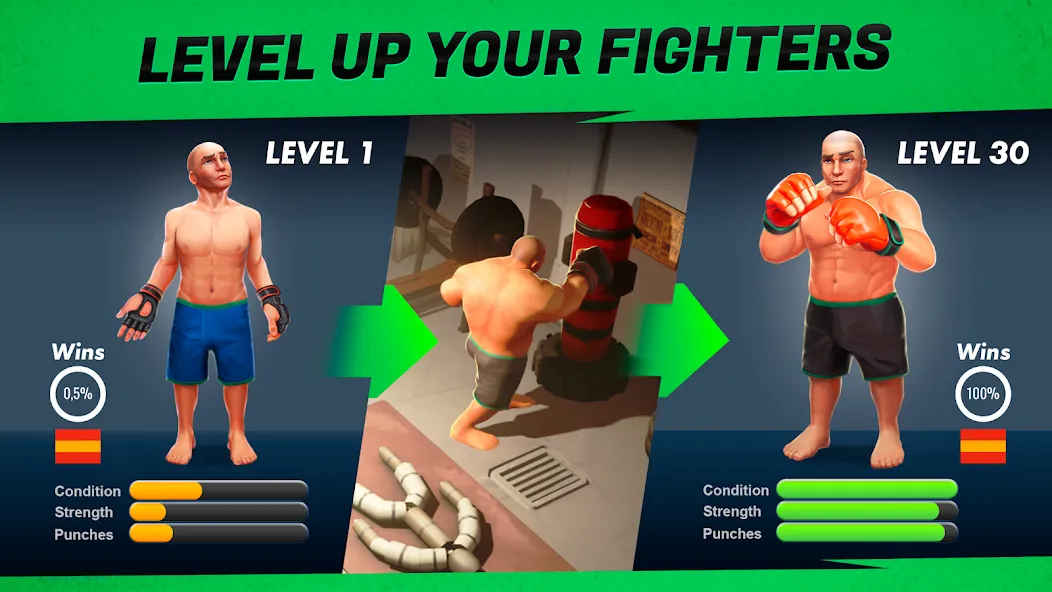 MMA Manager 2: Ultimate Fight [MOD: безлимитные деньги и энергия] (Бесплатно / APK) — скриншот 2