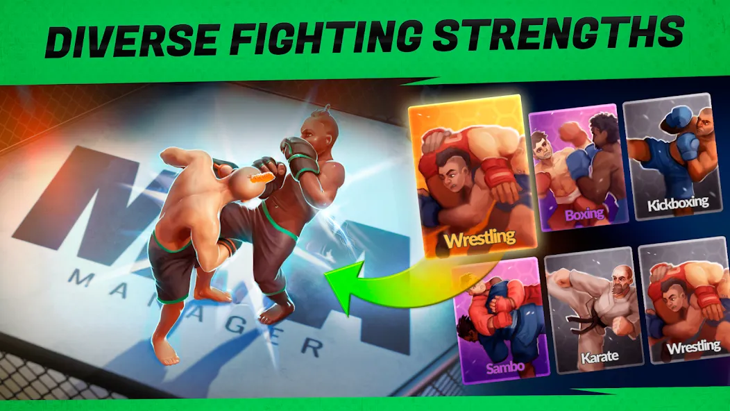 MMA Manager 2: Ultimate Fight [MOD: безлимитные деньги и энергия] (Бесплатно / APK) — скриншот 4