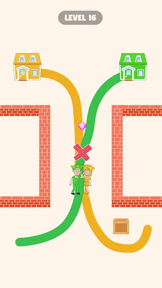 Скачать взлом Draw To Home [MOD: открыты все уровни и подсказки] — скриншот 2