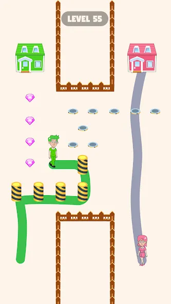 Скачать взлом Draw To Home [MOD: открыты все уровни и подсказки] — скриншот 3