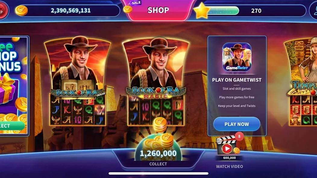 Скачать Book of Ra™ Deluxe Slot [MOD: безлимитные монеты и бонусы] на телефон — скриншот 2
