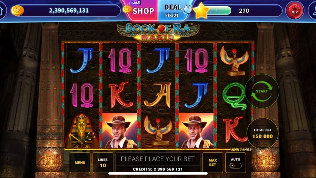 Скачать Book of Ra™ Deluxe Slot [MOD: безлимитные монеты и бонусы] на телефон — скриншот 5