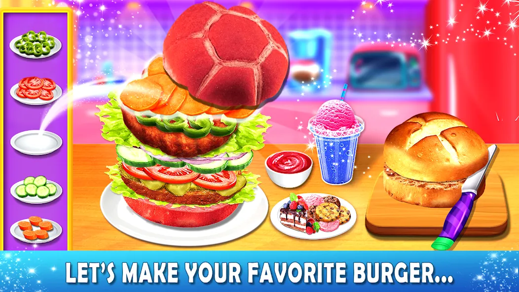 Взломанная Lunch Box cooking Games 2023 [MOD: безлимитные деньги и все рецепты открыты] на Андроид — скриншот 5
