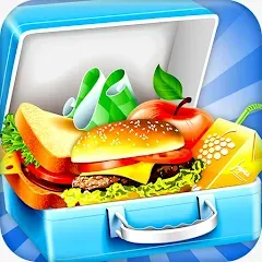 Взломанная Lunch Box cooking Games 2023 [MOD: безлимитные деньги и все рецепты открыты] на Андроид