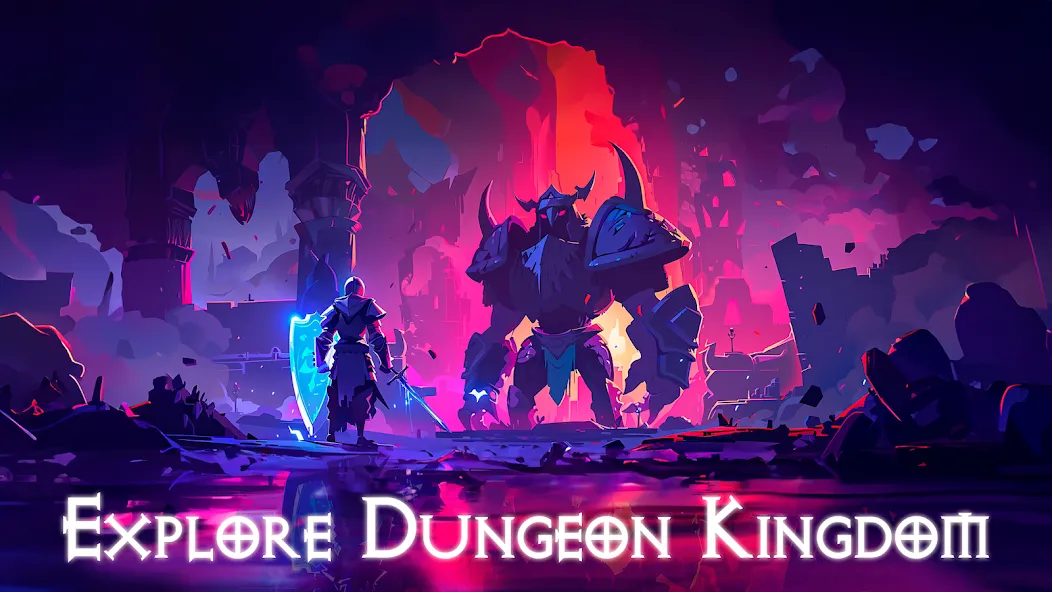 Скачать Dungeon: Age of Heroes [MOD: безлимитные ресурсы и мощные герои] на телефон — скриншот 1