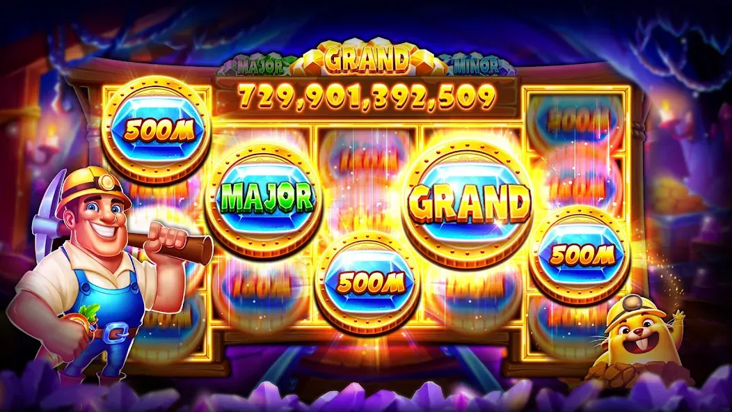 Jackpot Wins - Slots Casino [MOD: безлимитные монеты и джекпоты] — Скачать бесплатно (APK) — скриншот 2