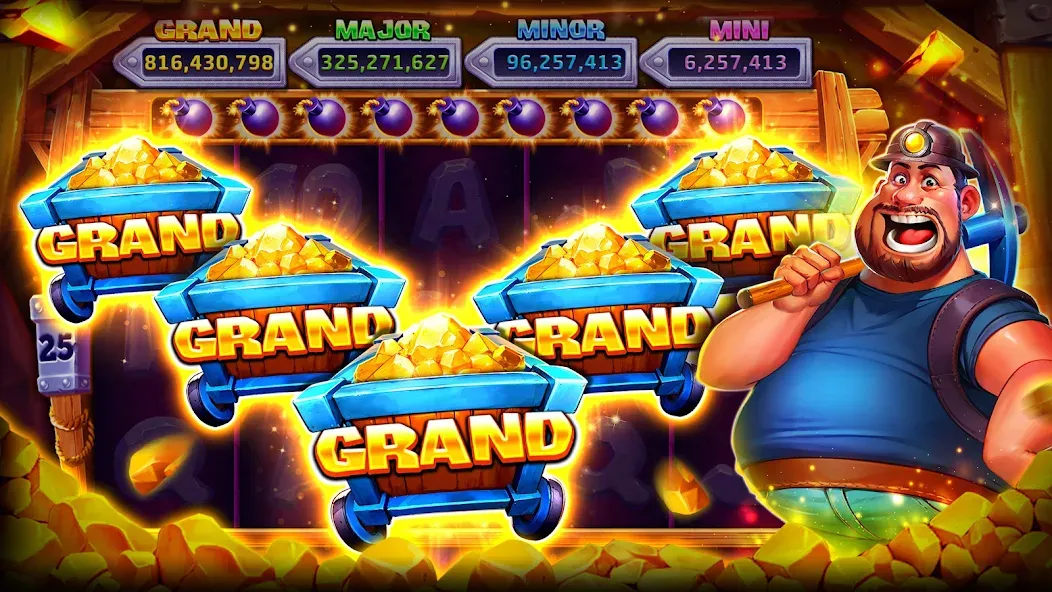 Jackpot Wins - Slots Casino [MOD: безлимитные монеты и джекпоты] — Скачать бесплатно (APK) — скриншот 5