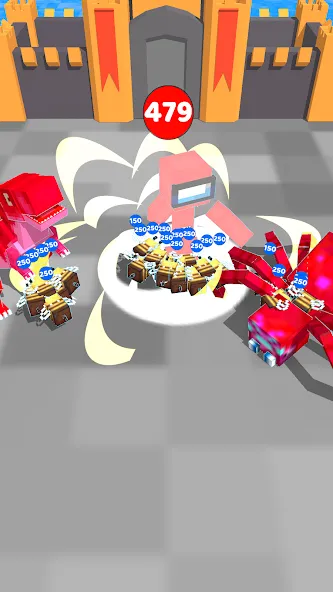 Скачать взлом Craft Battle: Card Fight [MOD: безлимитные монеты и карты] — скриншот 4