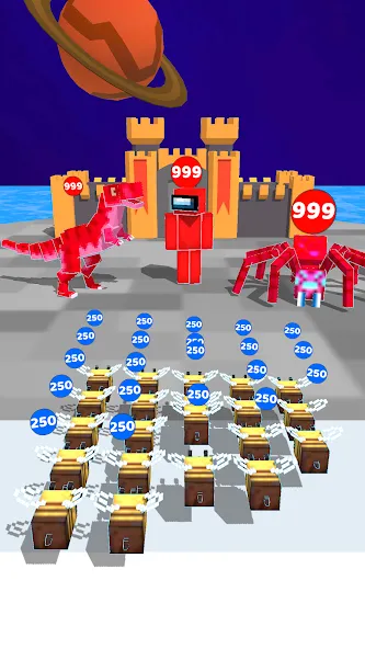 Скачать взлом Craft Battle: Card Fight [MOD: безлимитные монеты и карты] — скриншот 5