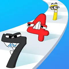 Скачать Merge Number Run [MOD: безлимитные деньги и все уровни]