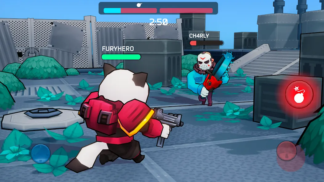 Скачать Fury Wars online shooter games [MOD: безлимитные патроны и усиленное оружие] — скриншот 2