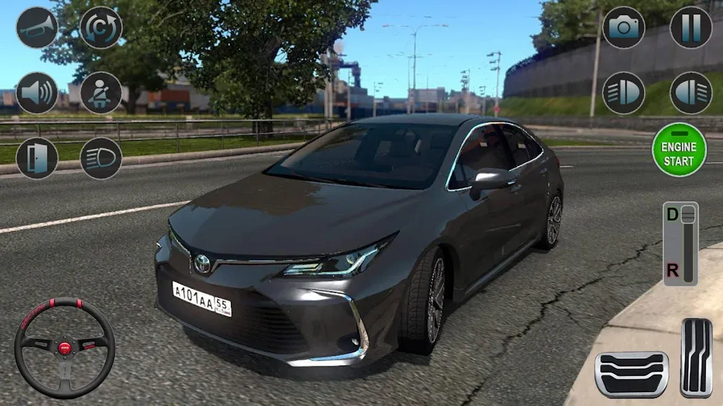 Скачать Fury Driving School: Car Game [MOD: безлимитные деньги и топливо] — скриншот 1