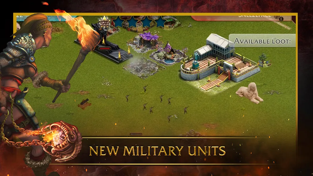 Rage War Battle History [MOD: безлимитные деньги и ресурсы] последняя версия — скриншот 5