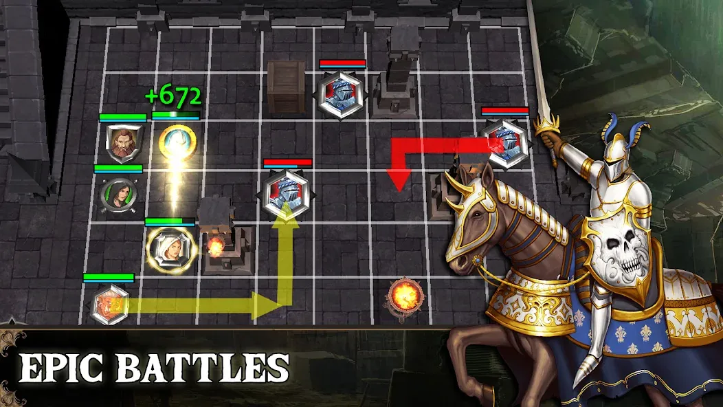 Demon God: Turn-Based Strategy [MOD: безлимитные ресурсы и усиленные герои] последняя версия — скриншот 1
