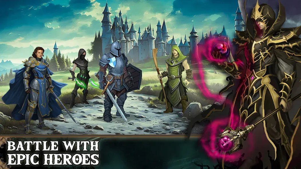 Demon God: Turn-Based Strategy [MOD: безлимитные ресурсы и усиленные герои] последняя версия — скриншот 3