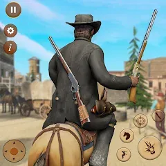 Взломанная West Cowboy Shooting Games 3D [MOD: безлимитные деньги и боеприпасы] на Андроид