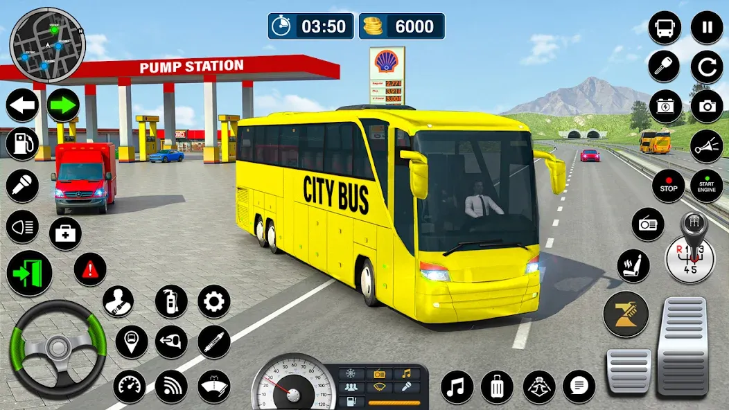 Скачать Bus Simulator Game: Coach Game [MOD: безлимитные деньги и топливо] на телефон — скриншот 3