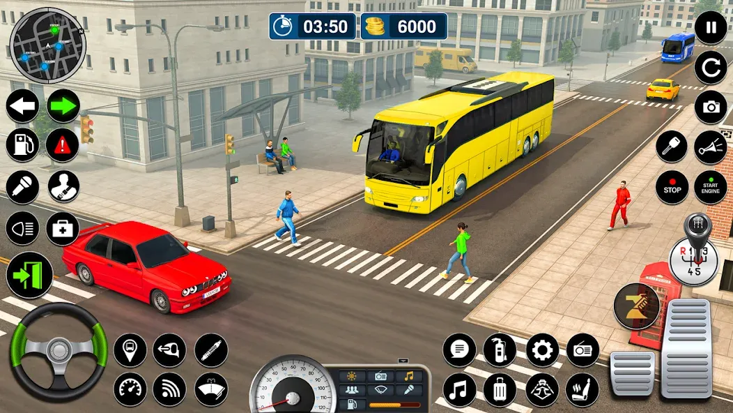 Скачать Bus Simulator Game: Coach Game [MOD: безлимитные деньги и топливо] на телефон — скриншот 4