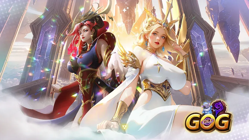 IDLE GOG [MOD: безлимитные ресурсы и быстрый прогресс] — Скачать бесплатно (APK) — скриншот 1