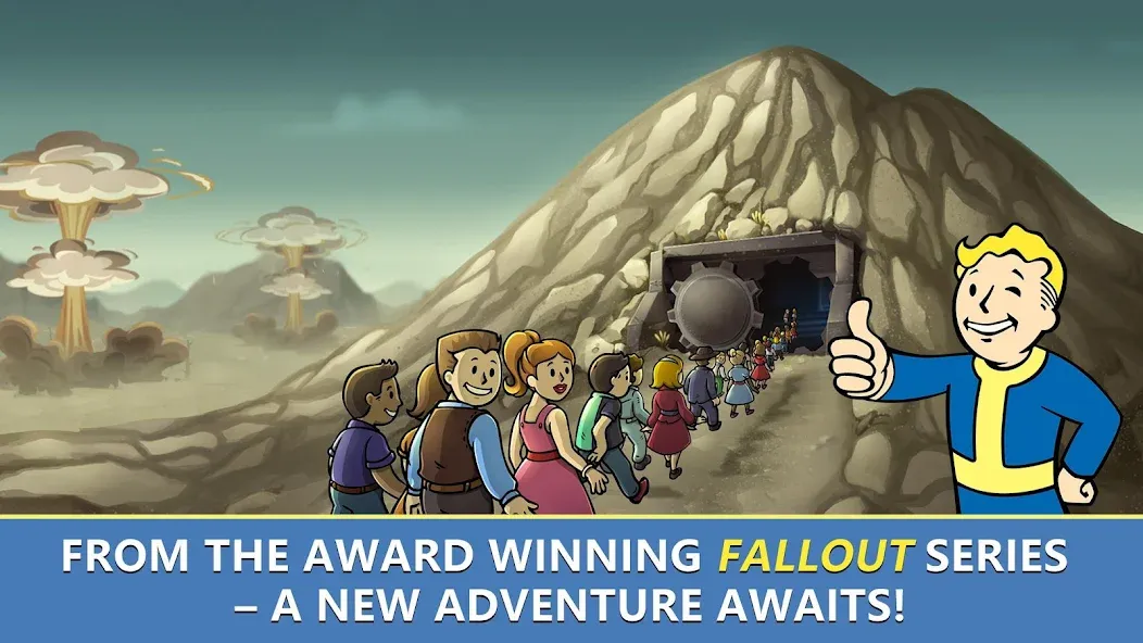 Скачать взлом Fallout Shelter Online [MOD: безлимитные ресурсы и мощные герои] — скриншот 1