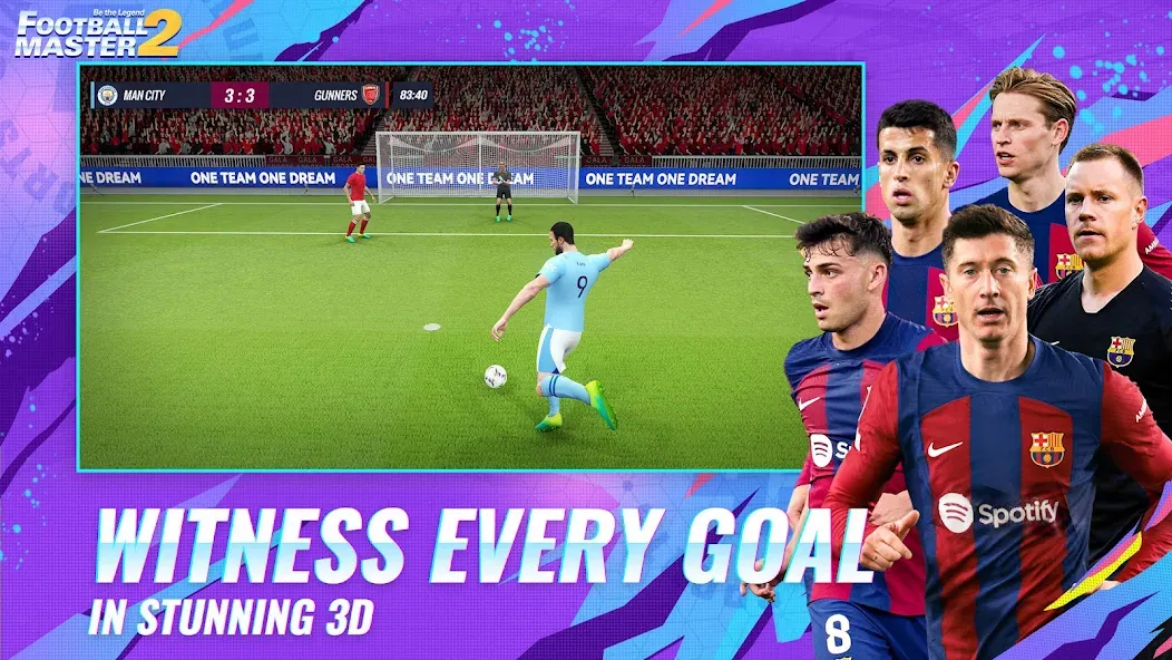 Скачать Football Master 2-Soccer Star [MOD: безлимитные деньги и энергии] — скриншот 5