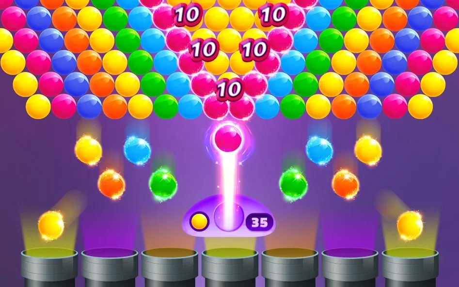 Action Bubble Game [MOD: безлимитные жизни и монеты] — Скачать бесплатно (APK) — скриншот 1