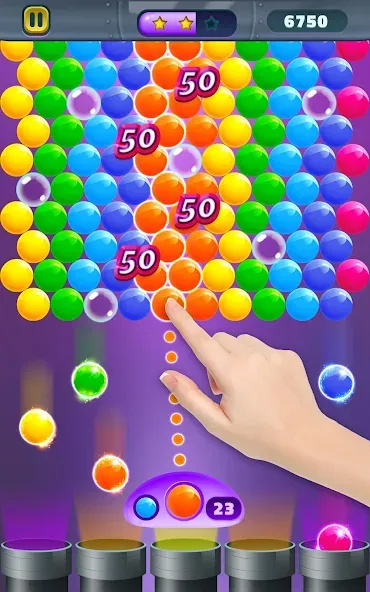Action Bubble Game [MOD: безлимитные жизни и монеты] — Скачать бесплатно (APK) — скриншот 3