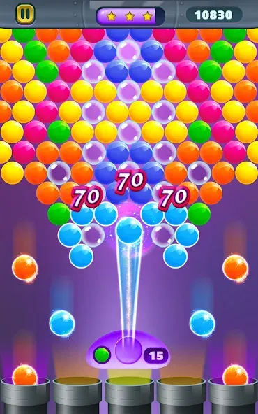 Action Bubble Game [MOD: безлимитные жизни и монеты] — Скачать бесплатно (APK) — скриншот 4