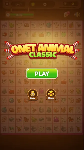 Скачать Onet Connect Animal Game [MOD: безлимитные подсказки и отмены ходов] на телефон — скриншот 1