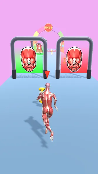 Human Evolution Run [MOD: много денег и алмазов] последняя версия — скриншот 5
