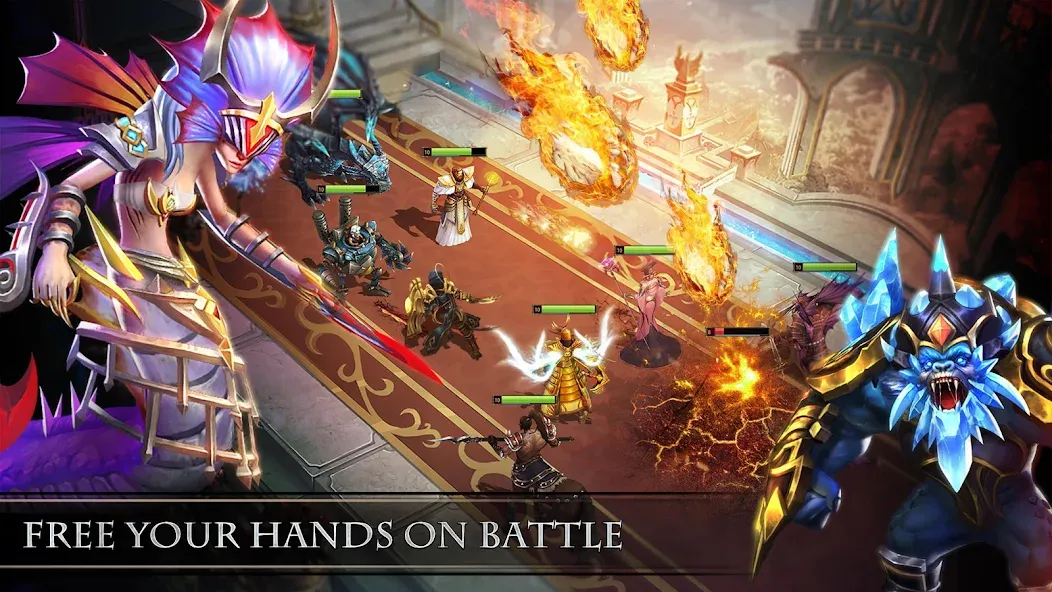 Скачать Trials of Heroes: Idle RPG [MOD: много денег и алмазов] — скриншот 4