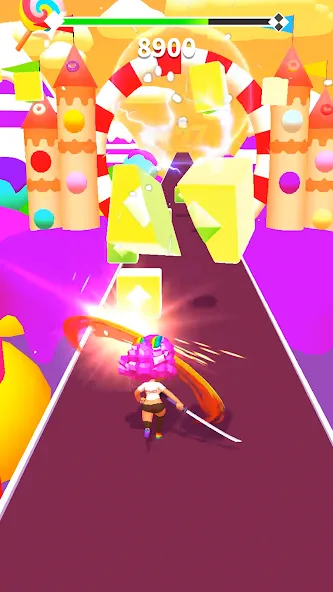 Взломанная 6ix9ine Runner [MOD: безлимитные деньги и жизни] на Андроид — скриншот 2