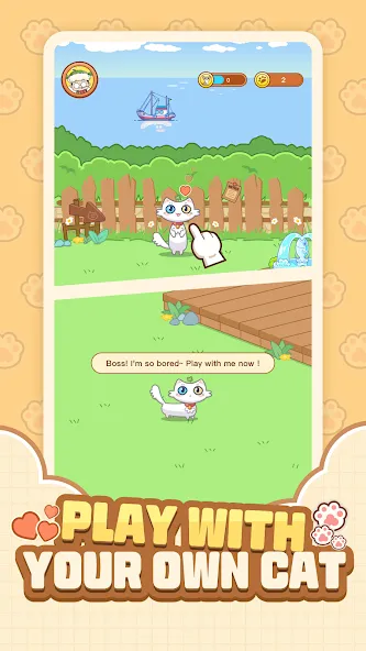 Cat Time - Cat Game, Match 3 [MOD: безлимитные монеты и жизни] на Андроид — скриншот 5