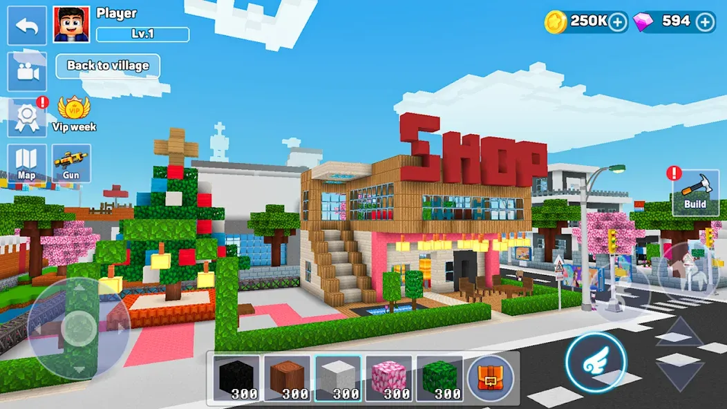 MiniCraft Village [MOD: бесконечные ресурсы и быстрый крафт] — Скачать бесплатно (APK) — скриншот 1