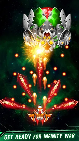 Space shooter - Galaxy attack [MOD: безлимитные деньги и оружие] последняя версия — скриншот 4