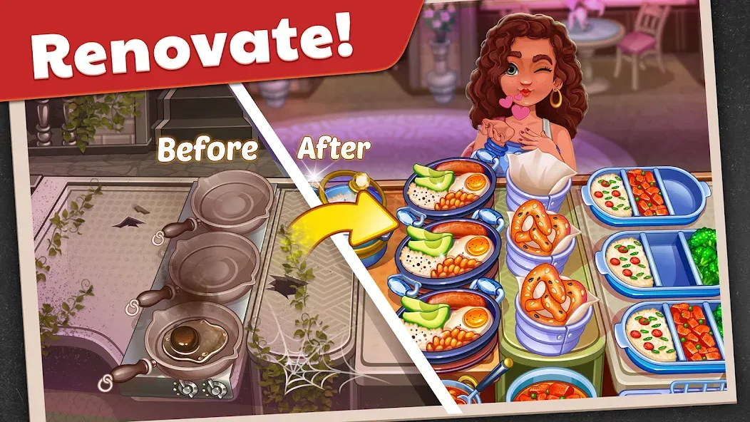 American Cooking Star Games [MOD: безлимитные деньги и энергия] (Бесплатно / APK) — скриншот 2