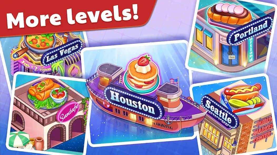 American Cooking Star Games [MOD: безлимитные деньги и энергия] (Бесплатно / APK) — скриншот 4