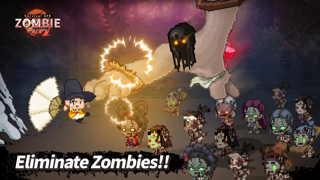 Скачать ZOMBIE Kingdom : Idle RPG [MOD: безлимитные деньги и алмазы] — скриншот 5
