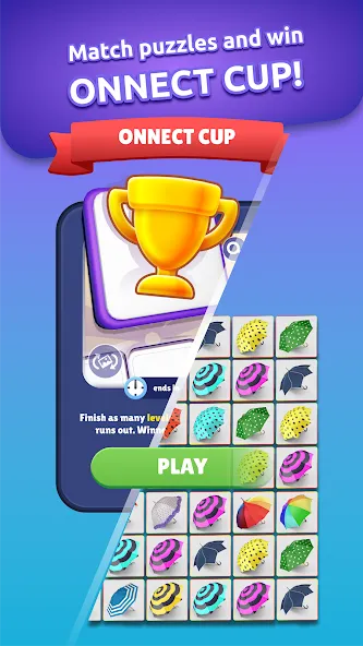 Скачать взлом Onnect - Pair Matching Puzzle [MOD: подсказки доступны без ограничений] — скриншот 2