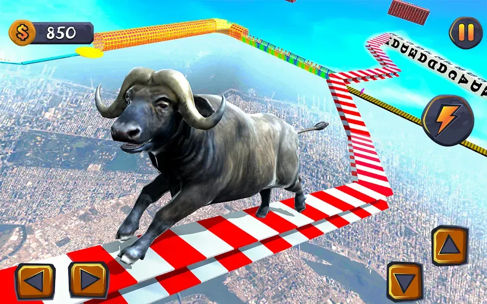 Epic Cow Ramp Rush Run Game [MOD: безлимитные монеты и ускоренный бег] на Андроид — скриншот 4